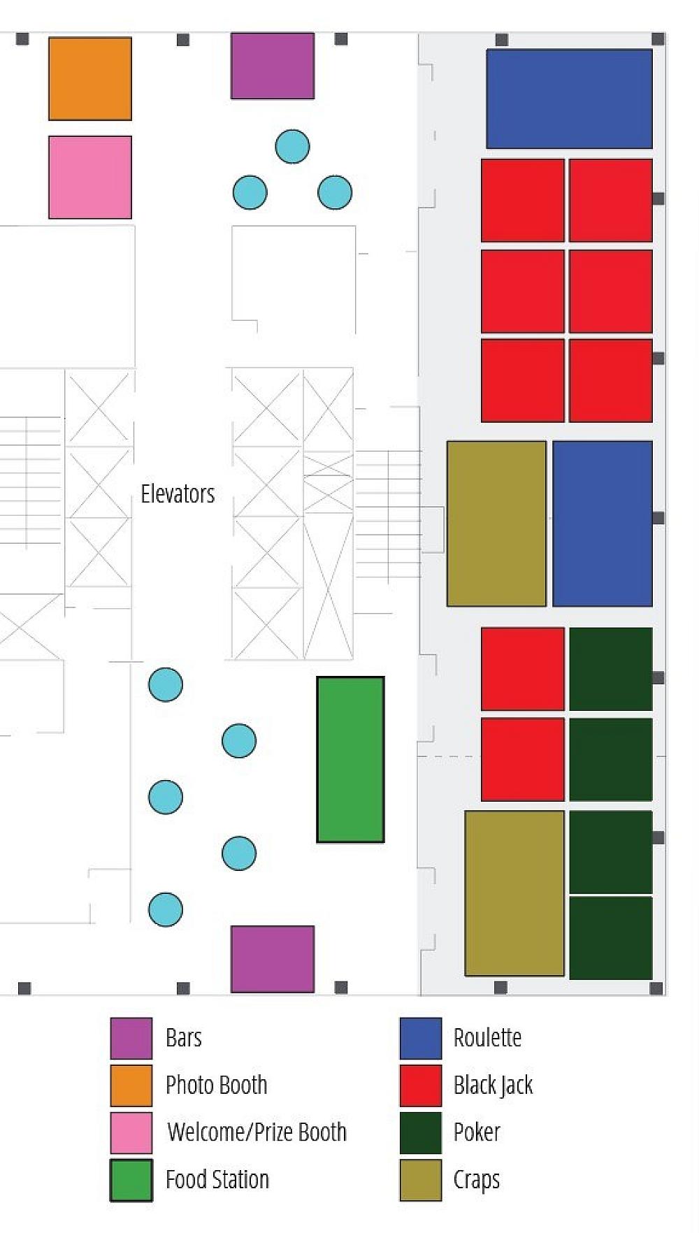 Casino Night Layout