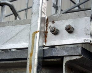 galvanized steel weeping weld
