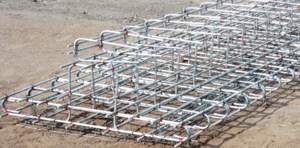 Rebar Bent After Galvanizing
