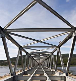 Churchill River Bridge, Goose Bay Labrador, Newfoundland, Canada