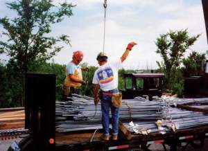 Proper handling of galvanized rebar