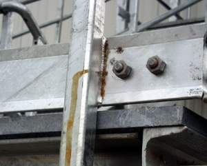 galvanized steel weeping weld