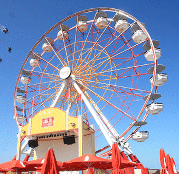 Galaxy Wheel at Galveston Island's Pleasure Pier