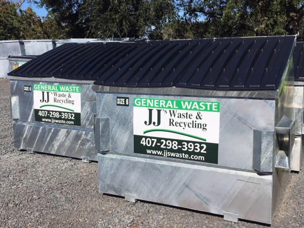 JJ Waste's Dumpster