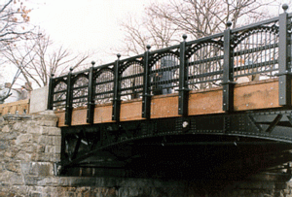 Duplex Painted Galvanized Steel Bridge