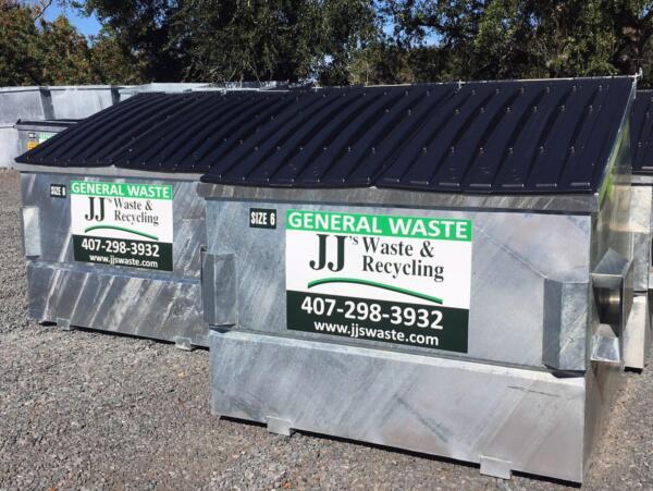 JJ Waste's Dumpster