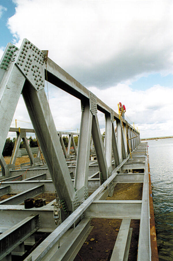 Hot-dip galvanizing bridges