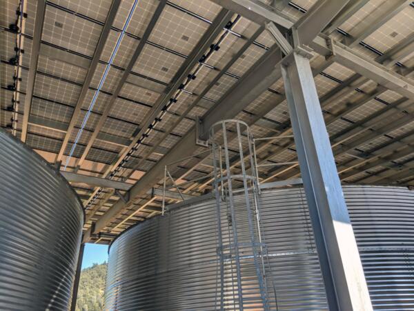 Silver Oak Winery Solar Canopy