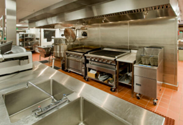 stainless steel kitchen