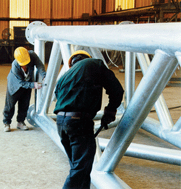 Inspection of galvanized steel