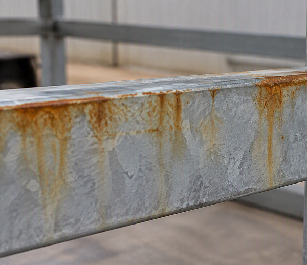 Rust staining