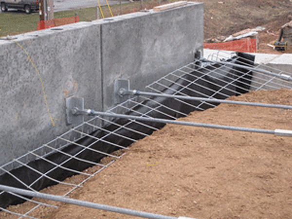 galvanized steel in soil