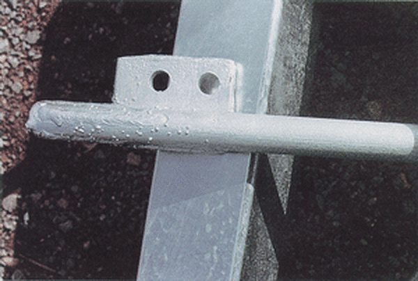 galvanized steel Welding Spatter (rejectable)