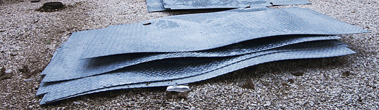 Distorted Steel Plate
