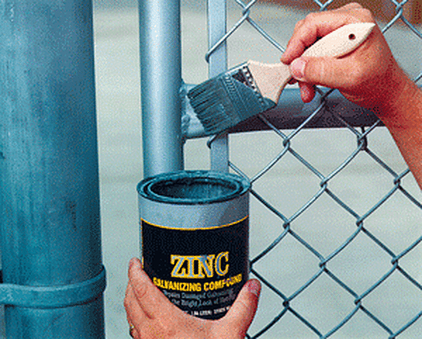 Caption    Zinc  Rich  Paint