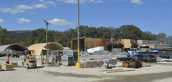 Galvanizing yard