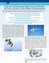 Galvanized  Steels  Contribution To The Water Environement Single Page Photo