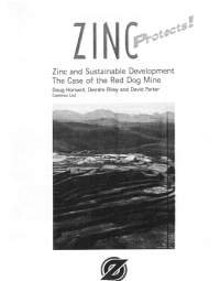Zinc And Sustainable Develpment Red Dog