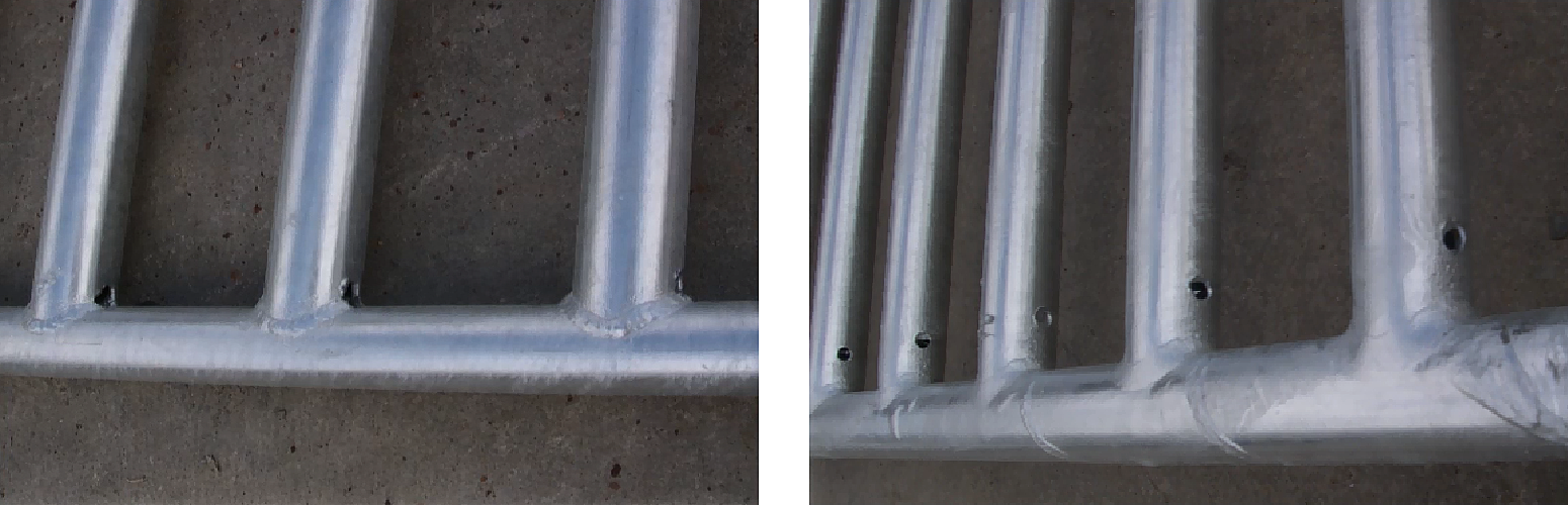 Handrail Venting Drainage Example